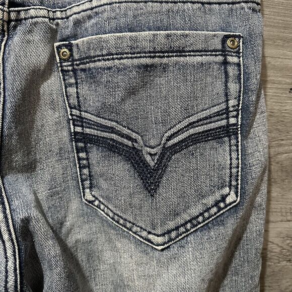 Black Smith Denim Shorts Mens 34 Y2k Style 12” Inseam Rn 92291 - Picture 5 of 8